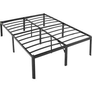 Amazon Basics 18" Queen Bed Frame w/ Steel Slats for $108