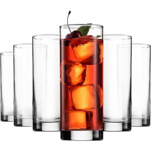 Paksh Novelty 13-oz. Italian Highball Glasses 6-Pack for $21