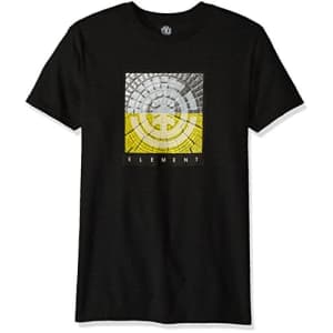 Element Men's Cast Regular Fit Short Sleeve T-Shirt, Flint Black, Large for $17