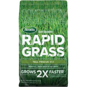 Scotts Turf Builder Rapid Grass Tall Fescue Mix 5.6-lb. Bag for $27