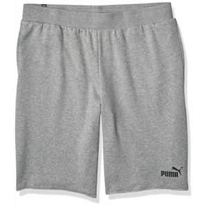PUMA Men's Essentials+ 12" Shorts, Medium Gray Heather, S for $20 PUMA Men's Essentials+ 12" Shorts, Medium Gray Heather, S for $20