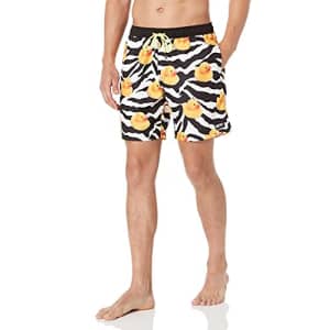 NEFF Men's Standard Daily Hot Tub Board Shorts for Swimming, Island Ducky, Medium for $38 NEFF Men's Standard Daily Hot Tub Board Shorts for Swimming, Island Ducky, Medium for $38