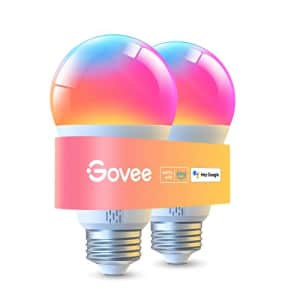 Govee Smart A19 LED Light Bulbs 2-Pack for $13
