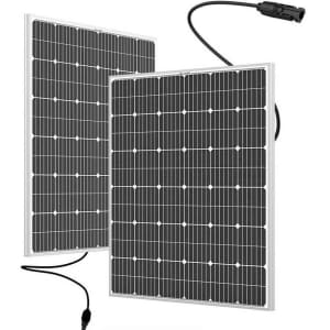 BougeRV 18V 200W Monocrystalline Solar Panel 2-Pack for $330 BougeRV 18V 200W Monocrystalline Solar Panel 2-Pack for $330