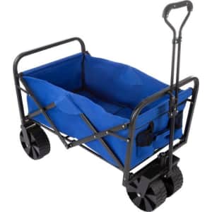 Wakeman Folding Utility Cart w/wide wheels for $80