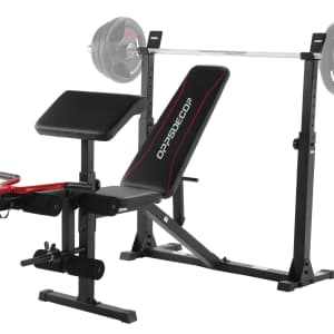 Adjustable Weight Bench Set for $150