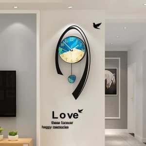 24.8" Multi-Color Modern Acrylic Wall Clock for $42