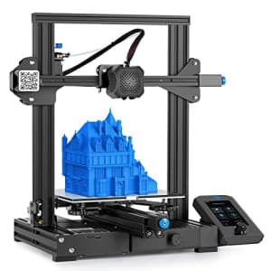CREALITY Ender 3 V2 3D Printer with Silent Motherboard Branded Power Supply Carborundum Glass for $213