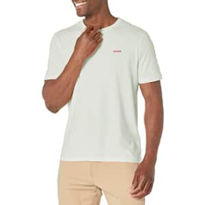 HUGO Men's Small Logo Short Sleeve T-Shirt, Light pastal Green, XXL for $30