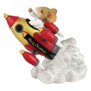 Enesco Tails with Heart FAO Schwarz Mouse to the Moon Figurine for $6