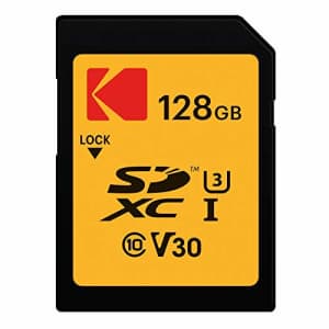 Kodak SD 128GB UHS-I U3 V30 Ultra for $21