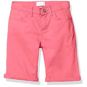 The Children's Place Girls' Slim Solid Skimmer Shorts, Cupcake, 16S for $21