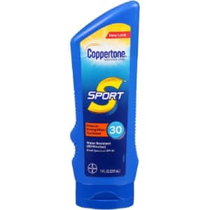 Coppertone Sport SPF 30 7-oz. Sunscreen Lotion for $3.50 via Sub & Save