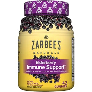 Naturals Adult Elderberry Immune Support 42-Count Bottle for $12 Naturals Adult Elderberry Immune Support 42-Count Bottle for $12