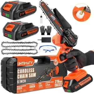 Untimaty 6" Mini Chainsaw for $30