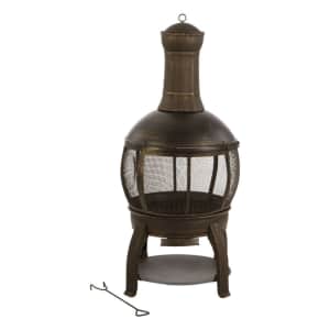 Living Accents Cast Iron Chimenea Fire Pit for $180 for members