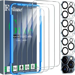 Screen Protector for iPhone 15 Pro 4-Pack for $6