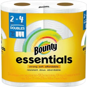 Bounty Essentials Select-A-Size Paper Towels 2-Pack for $3.30 via Sub & Save
