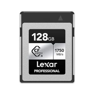 Lexar Silver Series Professional 128GB CFexpress Type-B Memory Card for $81