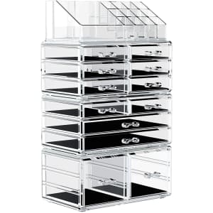Yitahome Large Acrylic Makeup Organizer for $17 Yitahome Large Acrylic Makeup Organizer for $17