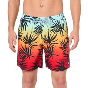 Quiksilver Men's Standard Everyday Mix 17 Volley Boardshort Swim Trunk, HIGH Risk RED 241 for $24