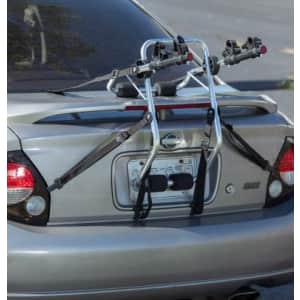 Hyper Tough Trunk-Mounted Aluminum 2-Bike Carrier for $65