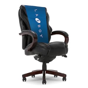 La-Z-Boy Hyland Executive Office Chair with AIR Technology, Adjustable High Back Ergonomic Lumbar for $393