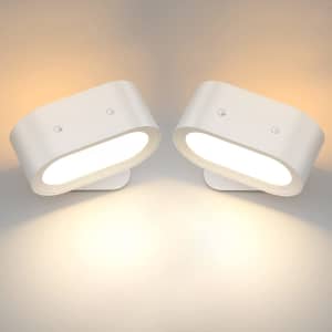 Lazenry Cordless LED Wall Sconce Light 2-Pack for $15 w/ Prime