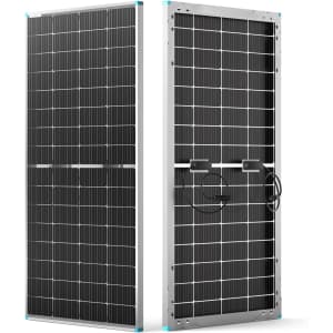 Renogy Bifacial 220W 12V Solar Panel for $200
