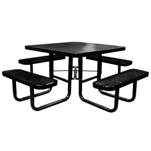 Leisure Craft 46" Square Expanded Metal Table for $699 for members