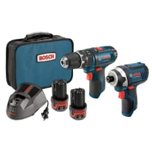Bosch 12V Max Lithium-Ion 2-Tool Cordless Combo Kit for $129 Bosch 12V Max Lithium-Ion 2-Tool Cordless Combo Kit for $129