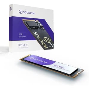 Solidigm P41 Plus Series 2TB M.2 2280 3D NAND Internal SSD for $63
