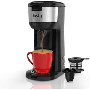 Dnsly Single Serve Coffee Maker for $30