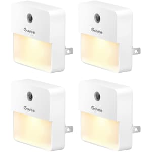 Govee Dusk to Dawn Plug-In LED Night Light 4-Pack for $6