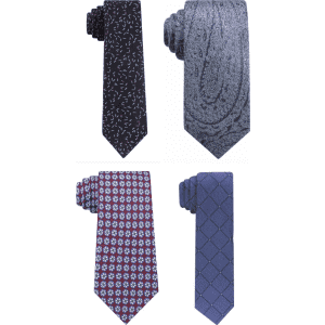 Calvin Klein, Perry Ellis, and Tommy Hilfiger Ties at Ruumur: 3 for $29