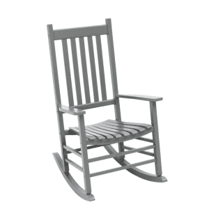Jack Post Knollwood Gray Wood Rocking Chair for $110 Jack Post Knollwood Gray Wood Rocking Chair for $110
