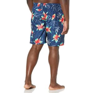 Kanu Surf Men's Standard Flex Swim Trunks (Regular & Extended Sizes), Seagate Navy, 4X for $12