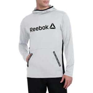 Reebok Men's Pullover Hoodie (S, 2XL, 3XL only) for $9