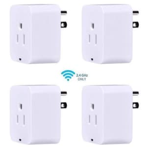 Powrui Mini Smart Plug 4-Pack for $18 Powrui Mini Smart Plug 4-Pack for $18