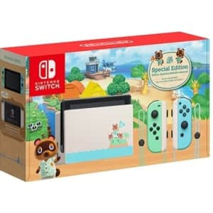 Nintendo Switch Animal Crossing Console Bundle for $300 w/ $35 Dell Gift Card