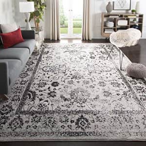 Safavieh Adirondack Collection ADR109B Grey/Black Vintage Oriental Distressed Area Rug 10' Square for $228