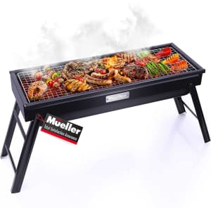 Mueller Portable Charcoal Grill and Smoker for $35