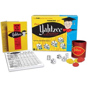 Classic Yahtzee Dice Game for $13