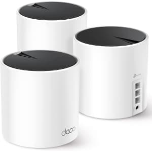 TP-Link Deco AX3000 Deco X55 WiFi 6 Mesh System 3-Pack: $151