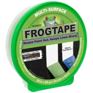 FrogTape 0.94" Multi-Surface Painting Tape 60-Yard Roll for $6