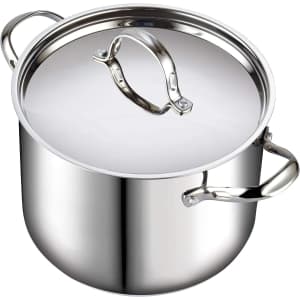 Cooks 12-Quart Standard 18/10 Stainless Steel Stockpot for $38 Cooks 12-Quart Standard 18/10 Stainless Steel Stockpot for $38