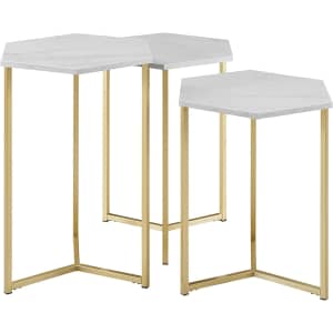 Walker Edison Modern Side Table Set for $112 Walker Edison Modern Side Table Set for $112