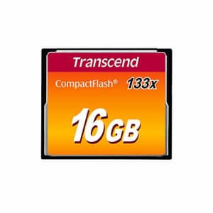 Transcend 16GB CompactFlash Memory Card 133x (TS16GCF133) for $23 Transcend 16GB CompactFlash Memory Card 133x (TS16GCF133) for $23