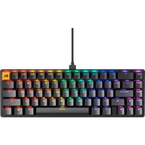 Glorious GMMK 2 Prebuilt 65% Compact Wired Mechanical Linear Switch Gaming Keyboard for $65