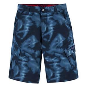 Levi's Boys' Cargo Shorts, Tie Dye Blue, 7 for $25